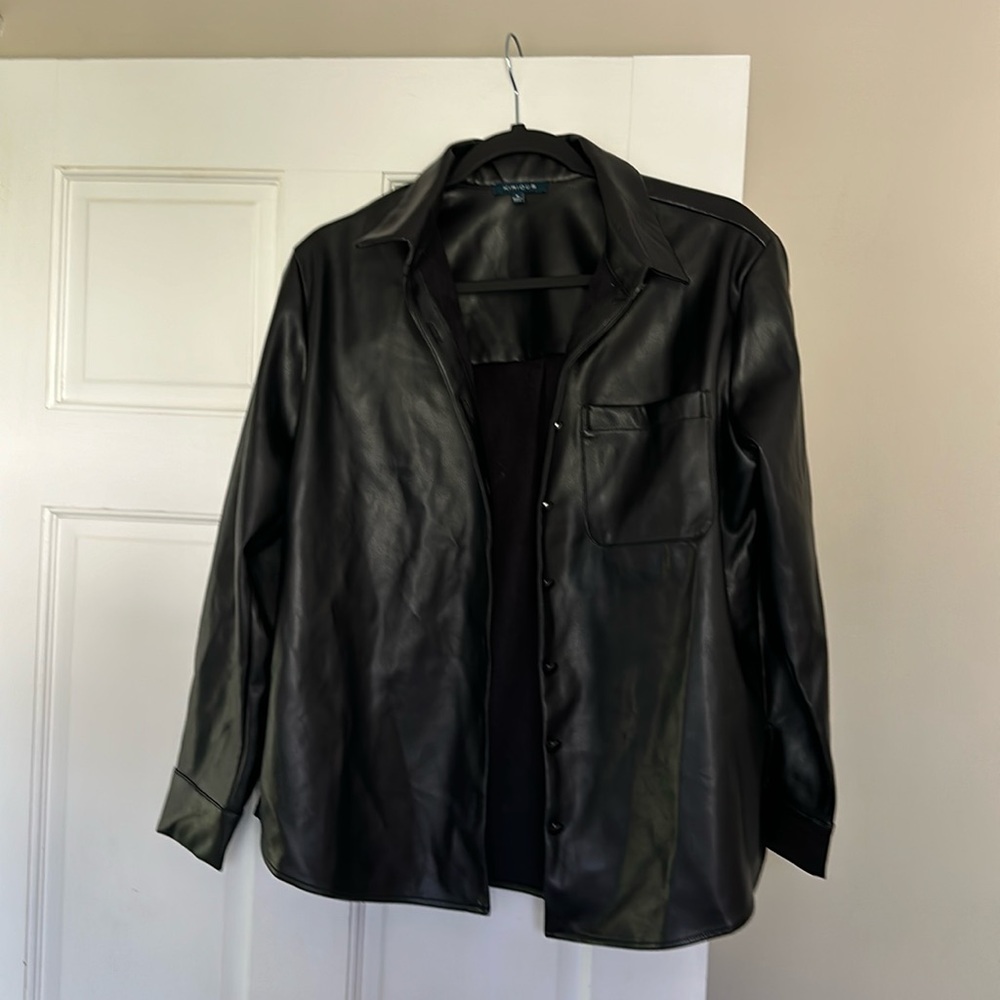 Leather jacket